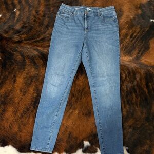 Style & Co. Women's Light Blue Curvy Skinny Leg Jeans size 12 Long